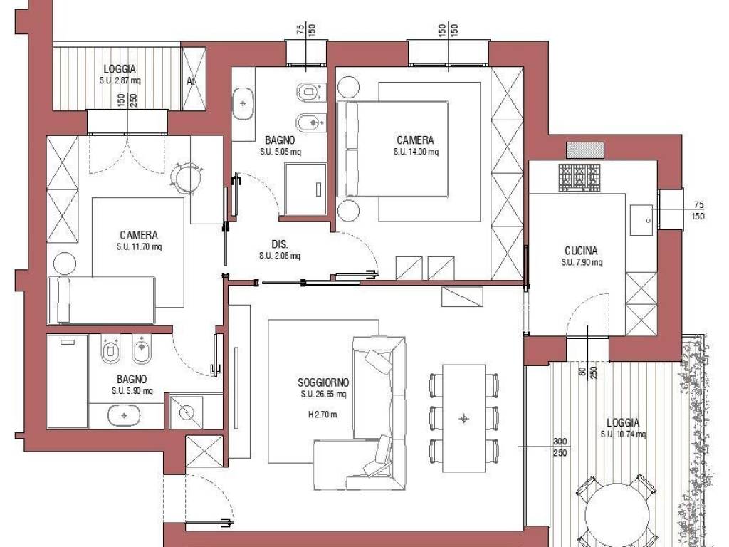 appartamento in vendita a Parma in zona Molinetto