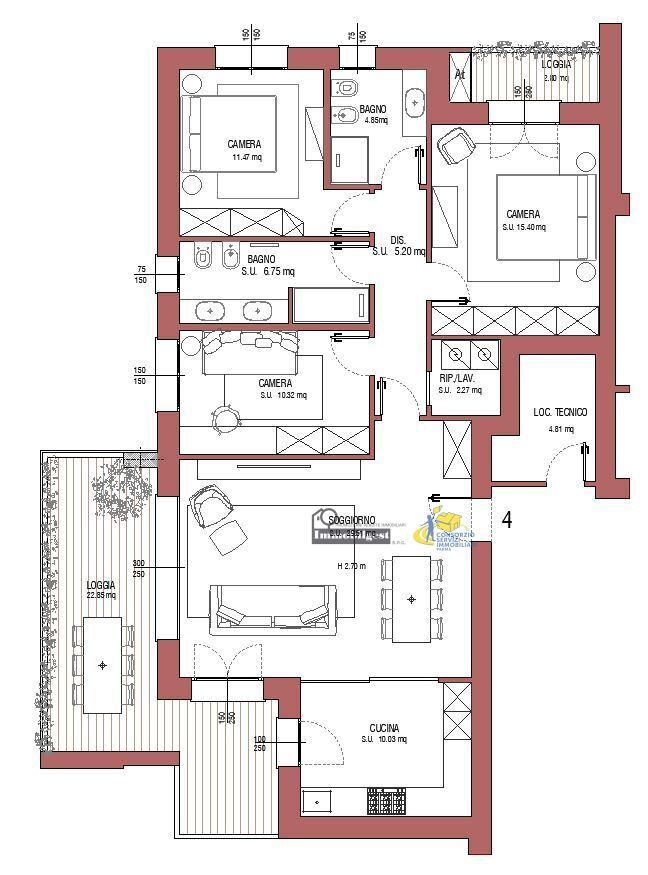 appartamento in vendita a Parma