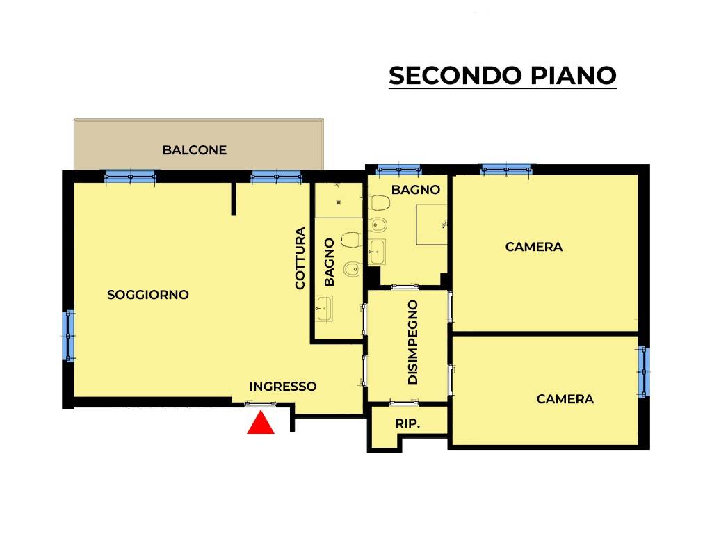 appartamento in vendita a Parma in zona Pablo