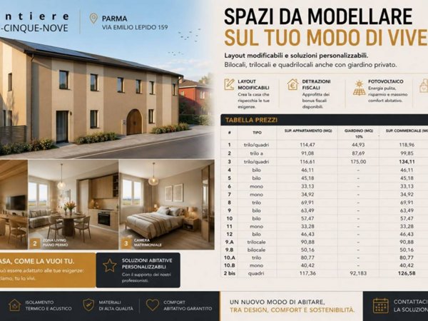 appartamento in vendita a Parma in zona Lubiana