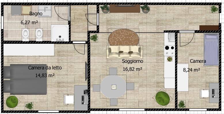 appartamento in vendita a Parma in zona Pablo