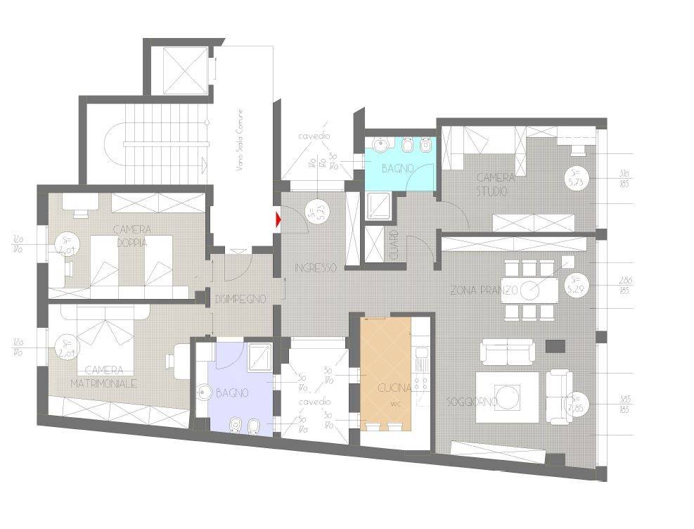 appartamento in vendita a Parma in zona Centro Storico