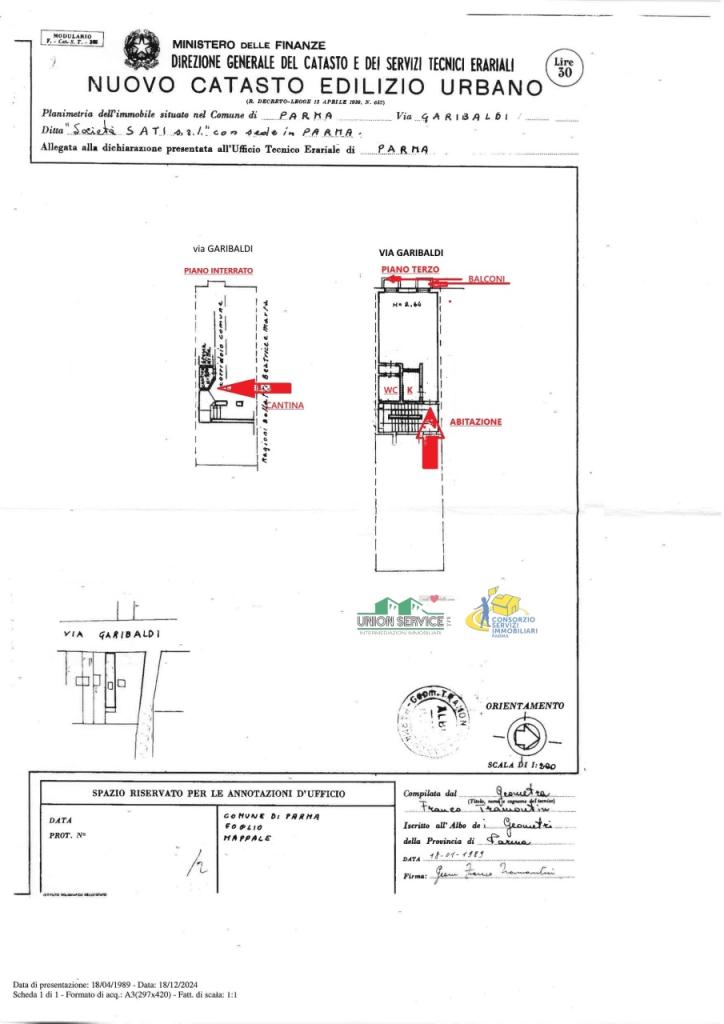 appartamento in vendita a Parma in zona Centro Storico