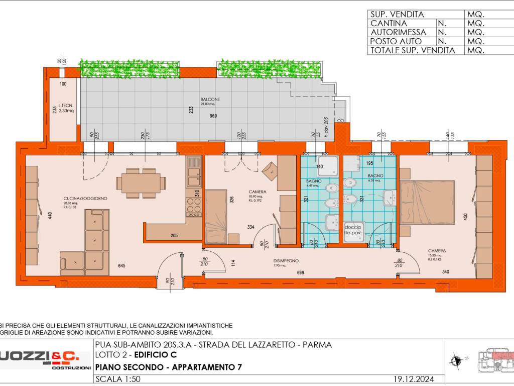 appartamento in vendita a Parma in zona Cittadella