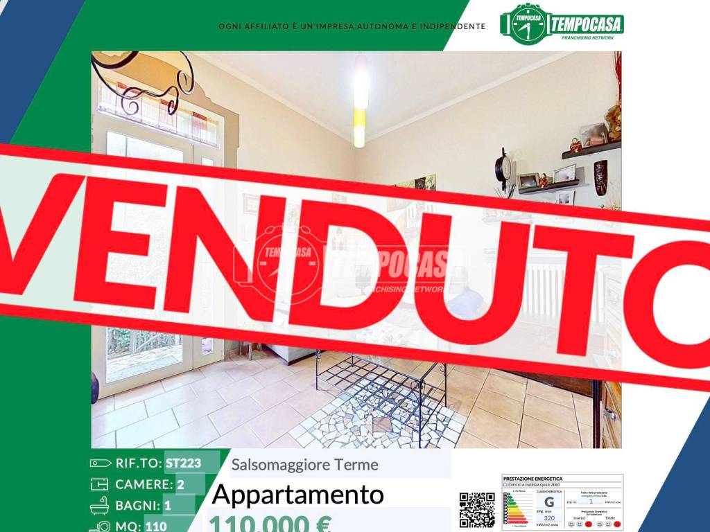 appartamento in vendita a Salsomaggiore Terme in zona Rossi