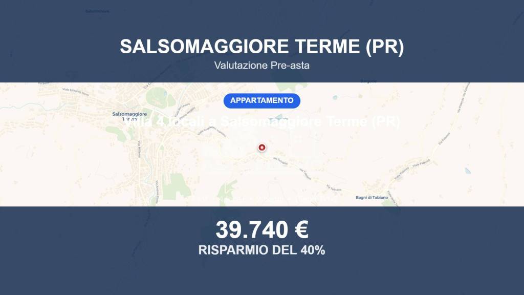 appartamento in vendita a Salsomaggiore Terme in zona Bargone