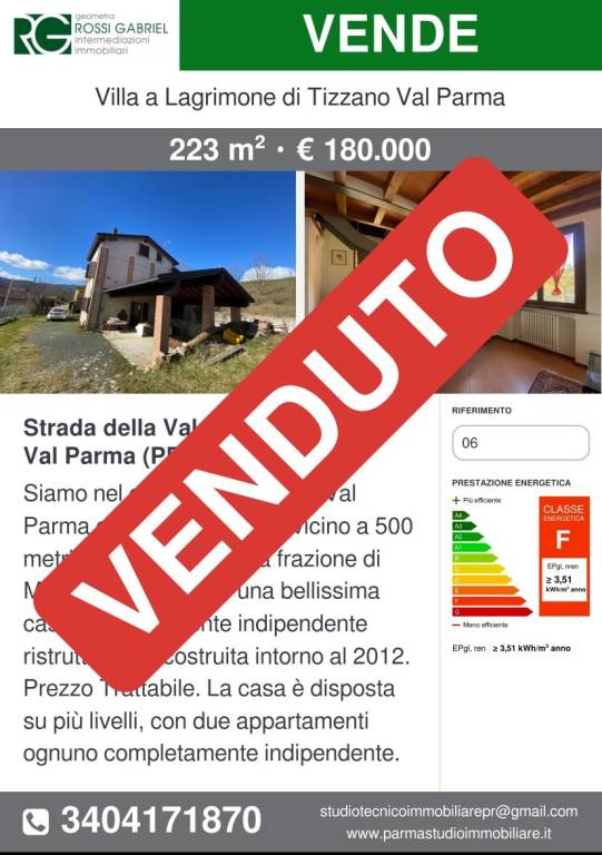 casa indipendente in vendita a Tizzano Val Parma in zona Lagrimone