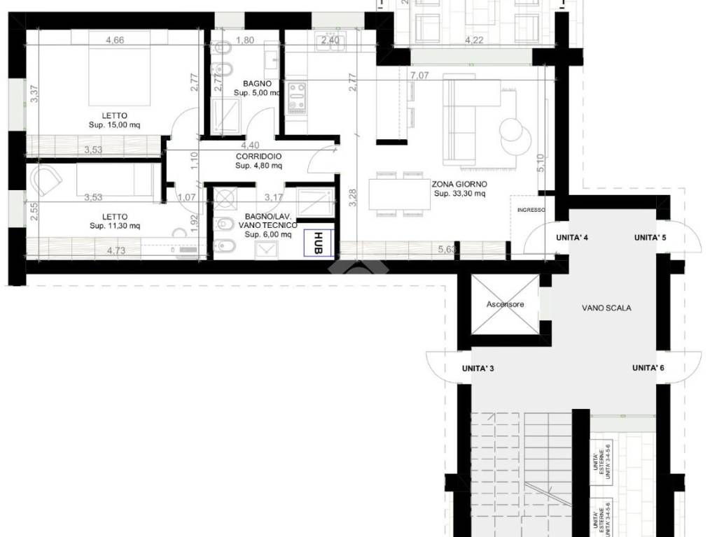 appartamento in vendita a Traversetolo