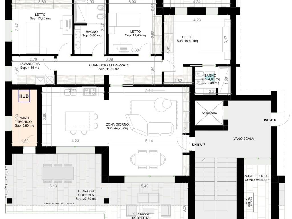 appartamento in vendita a Traversetolo