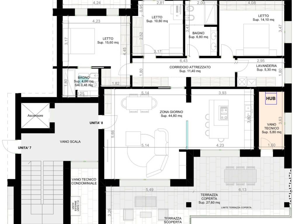 appartamento in vendita a Traversetolo