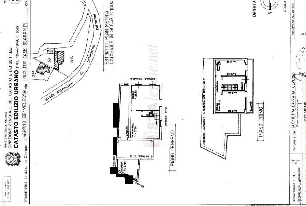 appartamento in vendita a Varano de' Melegari in zona Scarampi