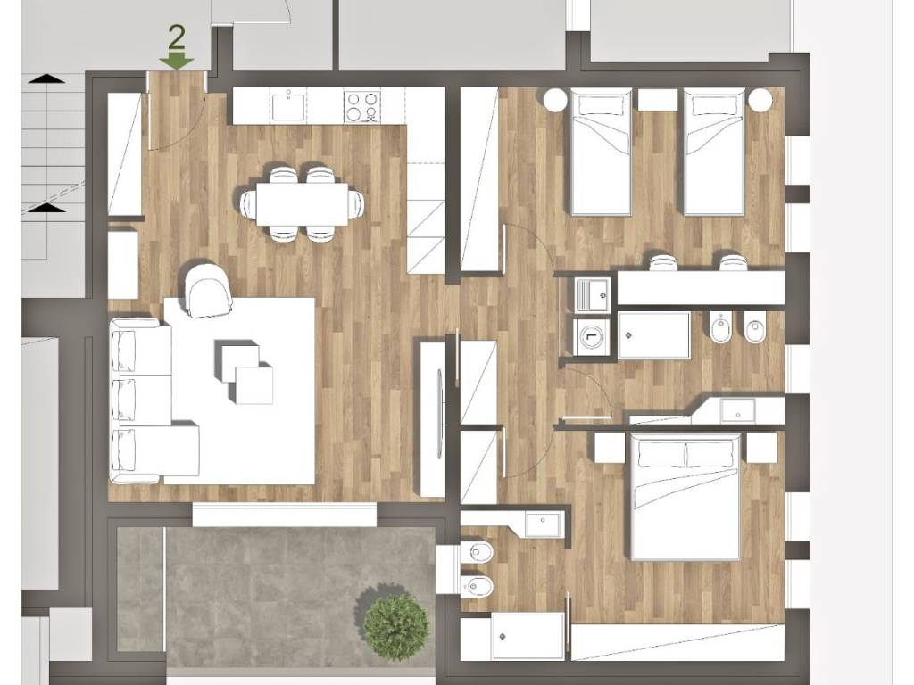 appartamento in vendita a Sorbolo Mezzani in zona Sorbolo