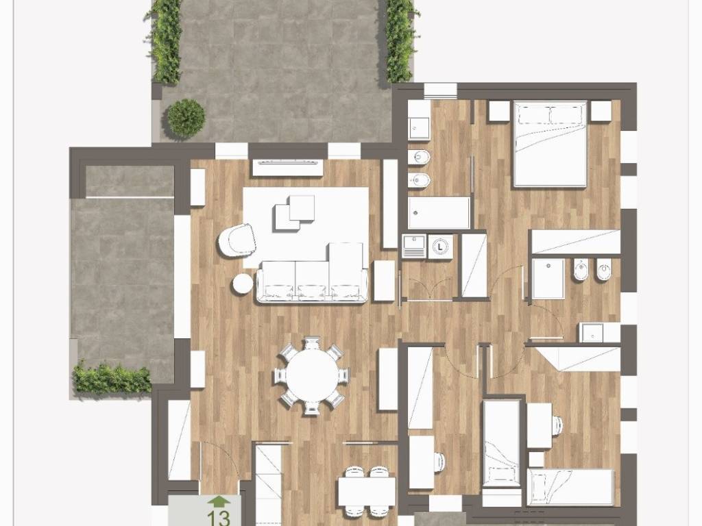 appartamento in vendita a Sorbolo Mezzani in zona Sorbolo