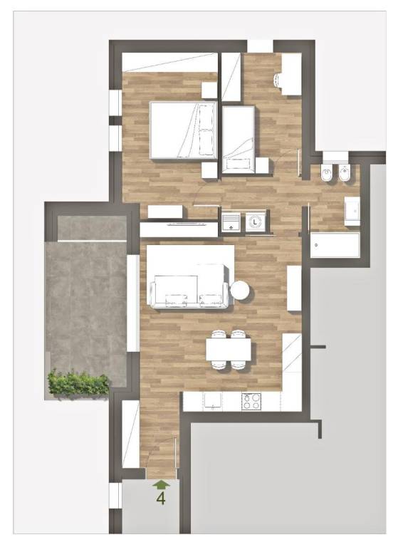 appartamento in vendita a Sorbolo Mezzani in zona Sorbolo