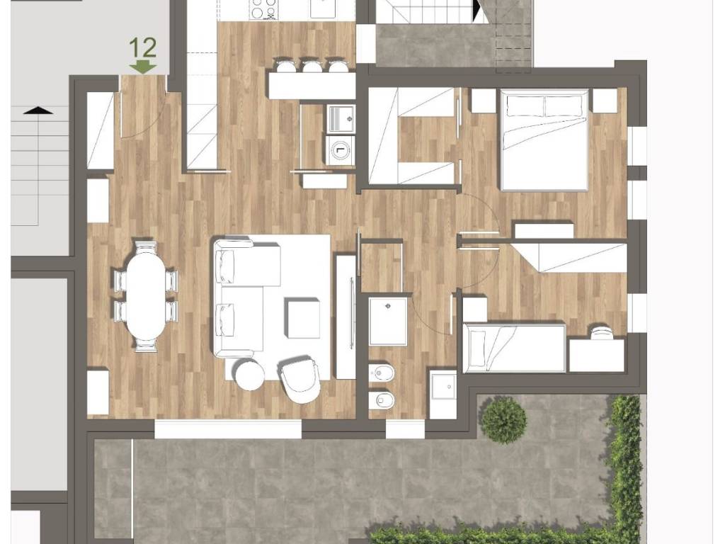 appartamento in vendita a Sorbolo Mezzani