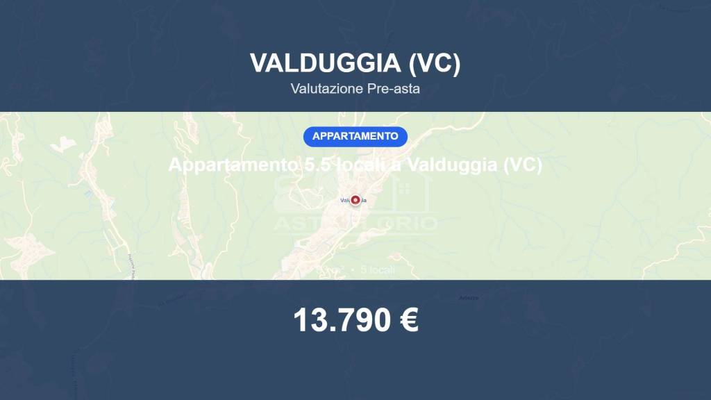 appartamento in vendita a Valduggia in zona Arva
