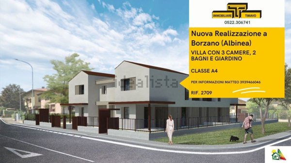 casa indipendente in vendita ad Albinea in zona Borzano