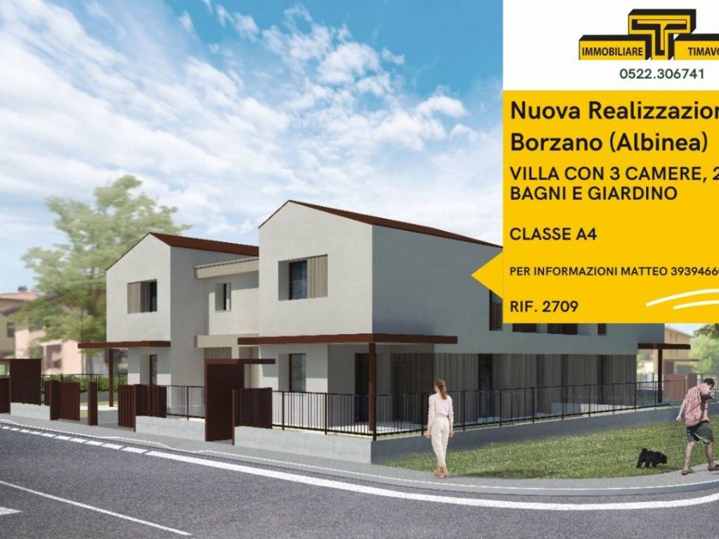 casa indipendente in vendita ad Albinea in zona Borzano