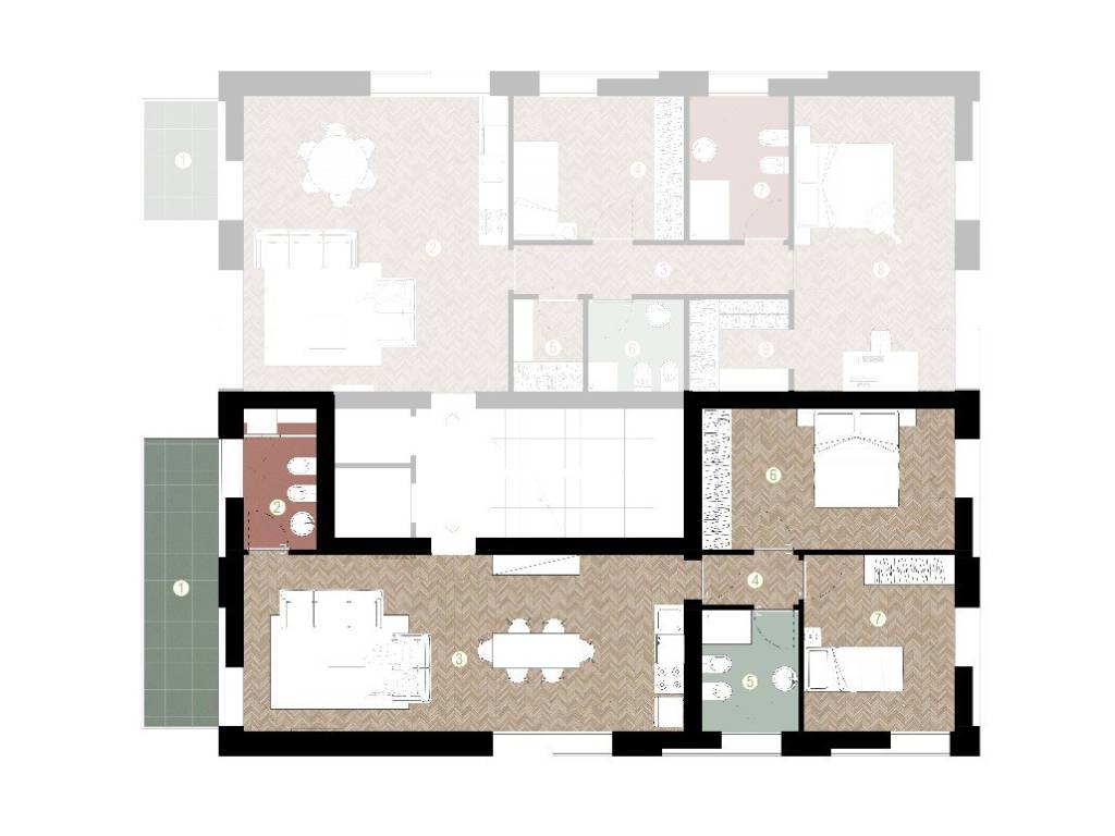 appartamento in vendita ad Albinea