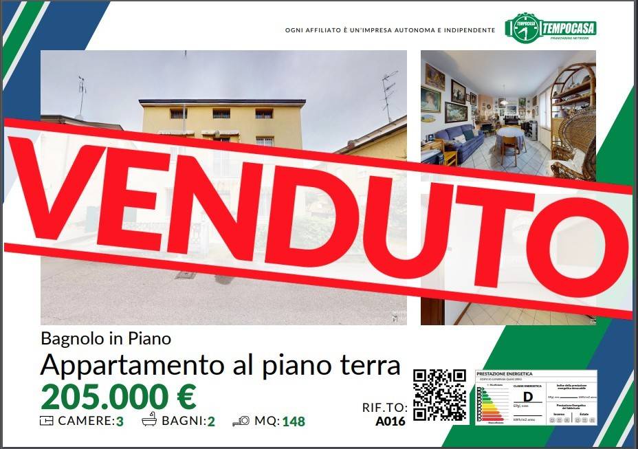 appartamento in vendita a Bagnolo in Piano