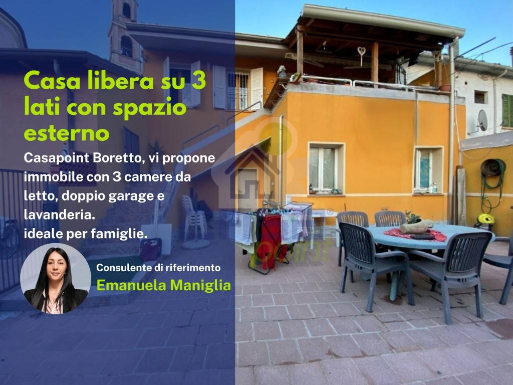 casa indipendente in vendita a Boretto in zona San Rocco