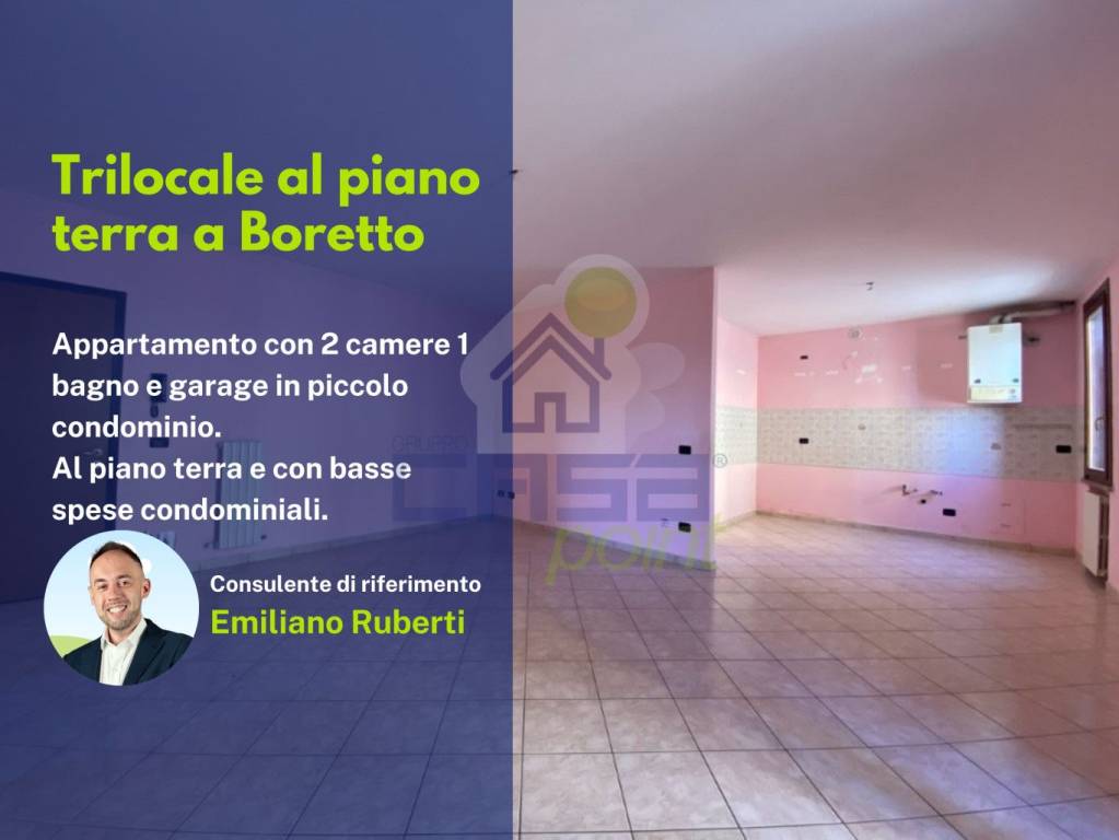 appartamento in vendita a Boretto