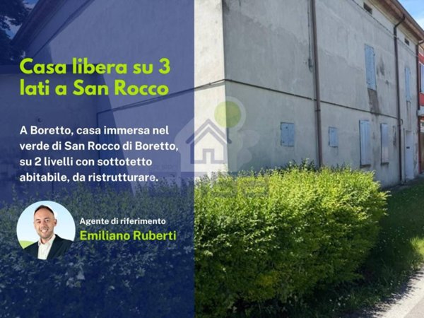 casa indipendente in vendita a Boretto in zona San Rocco