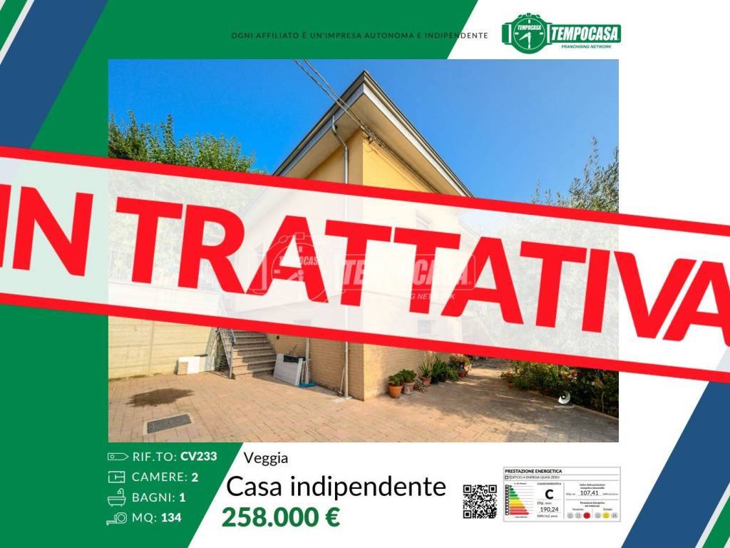 casa indipendente in vendita a Casalgrande in zona Veggia