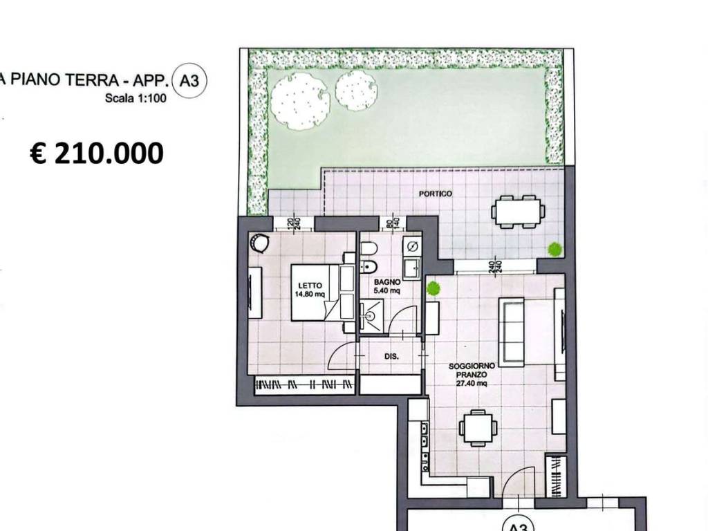appartamento in vendita a Casalgrande