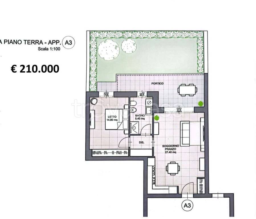 appartamento in vendita a Casalgrande