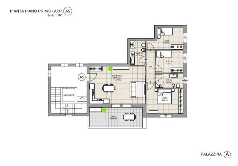 appartamento in vendita a Casalgrande