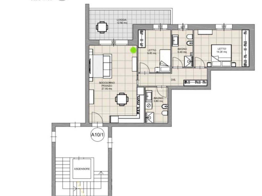 appartamento in vendita a Casalgrande