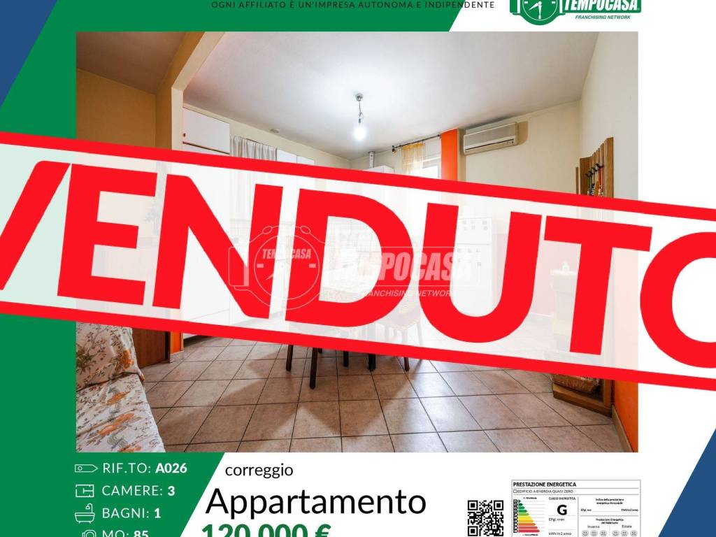 appartamento in vendita a Correggio