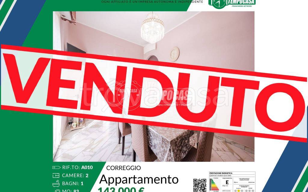 appartamento in vendita a Correggio