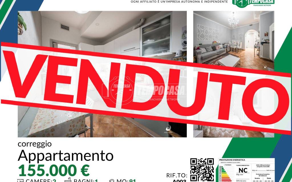 appartamento in vendita a Correggio