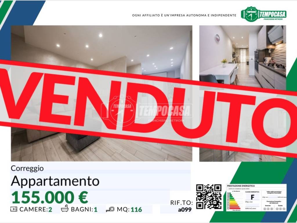 appartamento in vendita a Correggio