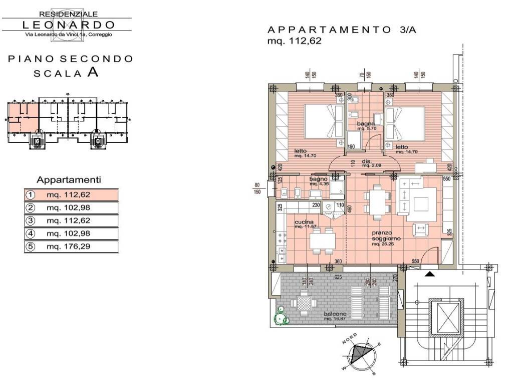 appartamento in vendita a Correggio