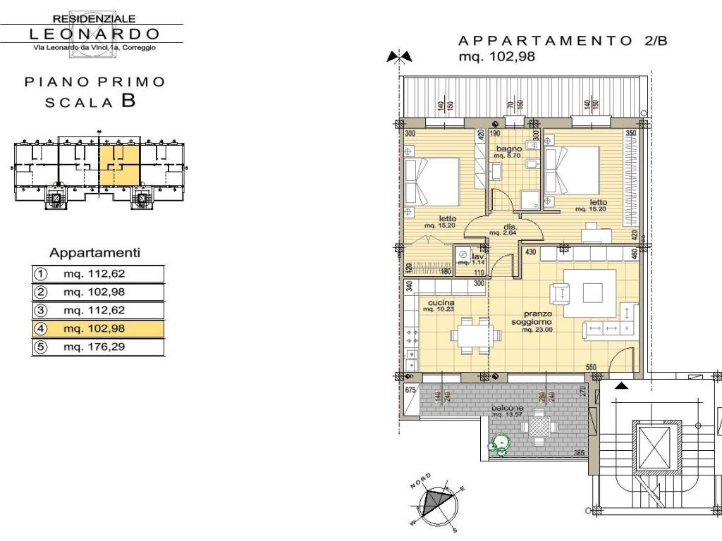 appartamento in vendita a Correggio
