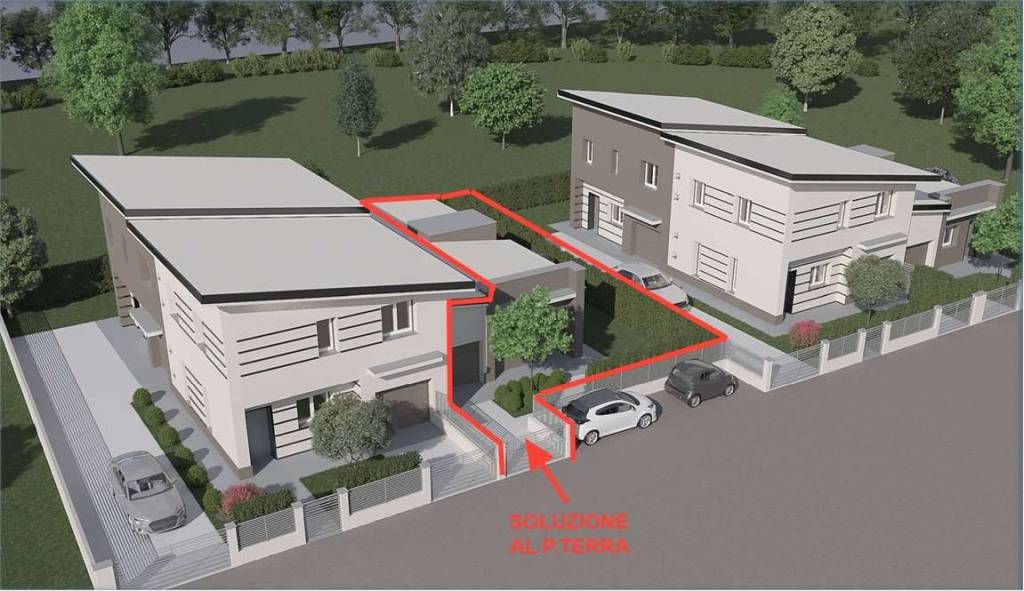 casa indipendente in vendita a Fabbrico in zona Ponte Bisciolino