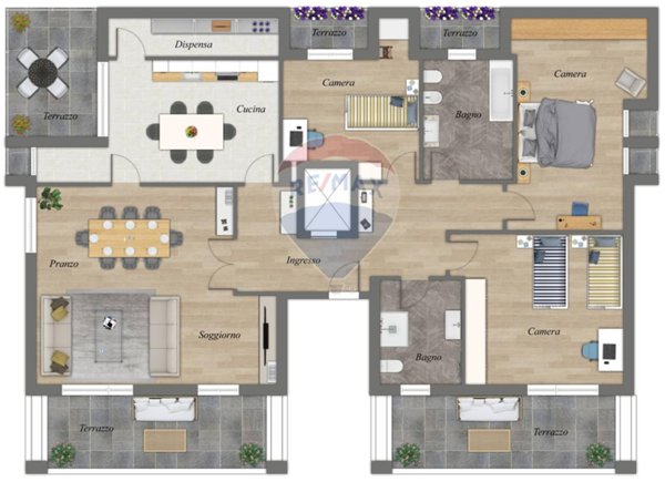 appartamento in vendita a Gattatico in zona Praticello