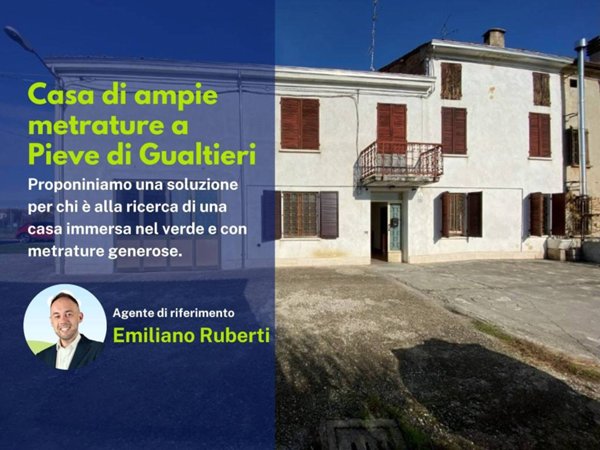 casa indipendente in vendita a Gualtieri in zona Pieve Saliceto