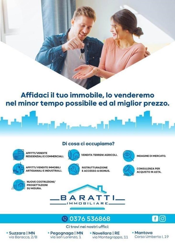 azienda agricola in vendita a Novellara