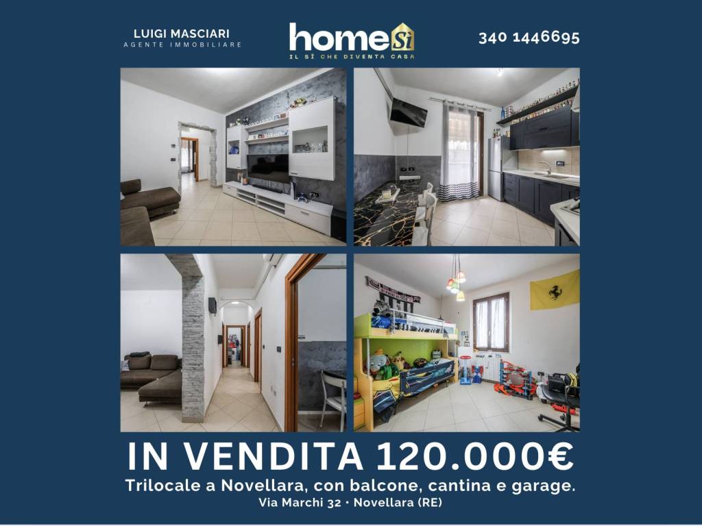 appartamento in vendita a Novellara