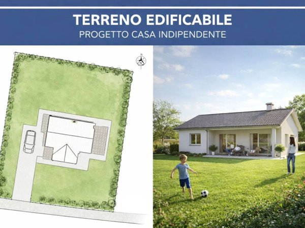terreno edificabile in vendita a Reggiolo in zona Brugneto
