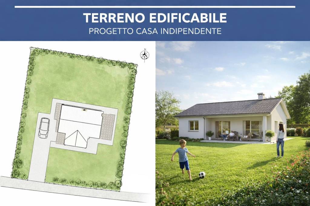 terreno edificabile in vendita a Reggiolo in zona Brugneto