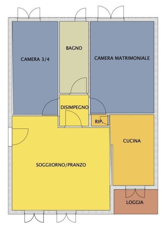 appartamento in vendita a Reggio nell'Emilia in zona Baragalla