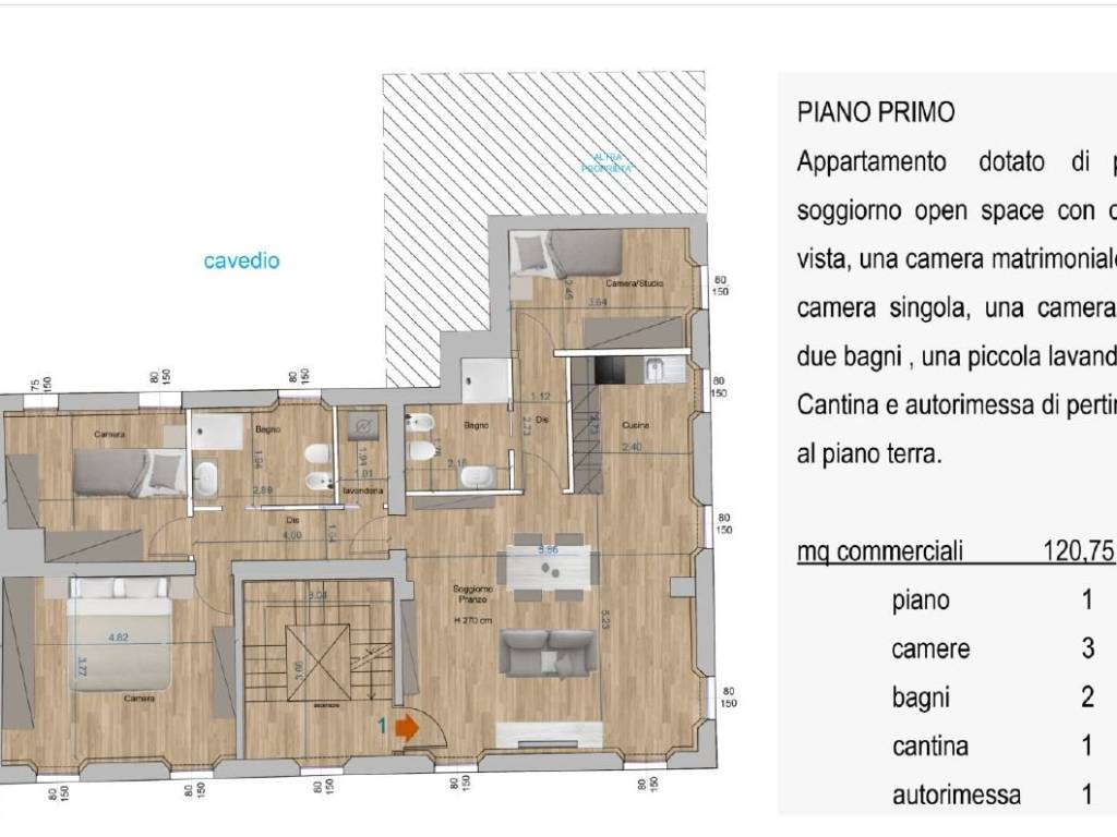 appartamento in vendita a Reggio nell'Emilia in zona Città Storica