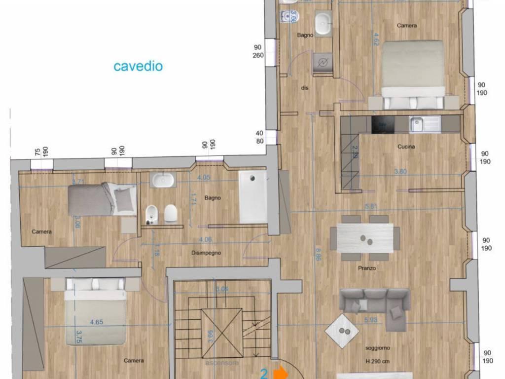appartamento in vendita a Reggio nell'Emilia in zona Città Storica