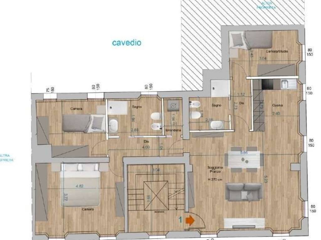 appartamento in vendita a Reggio nell'Emilia in zona Città Storica