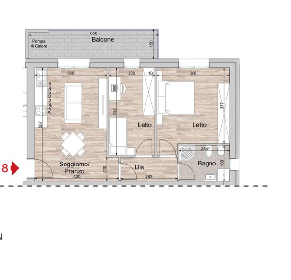 appartamento in vendita a Reggio nell'Emilia in zona Carrozzone